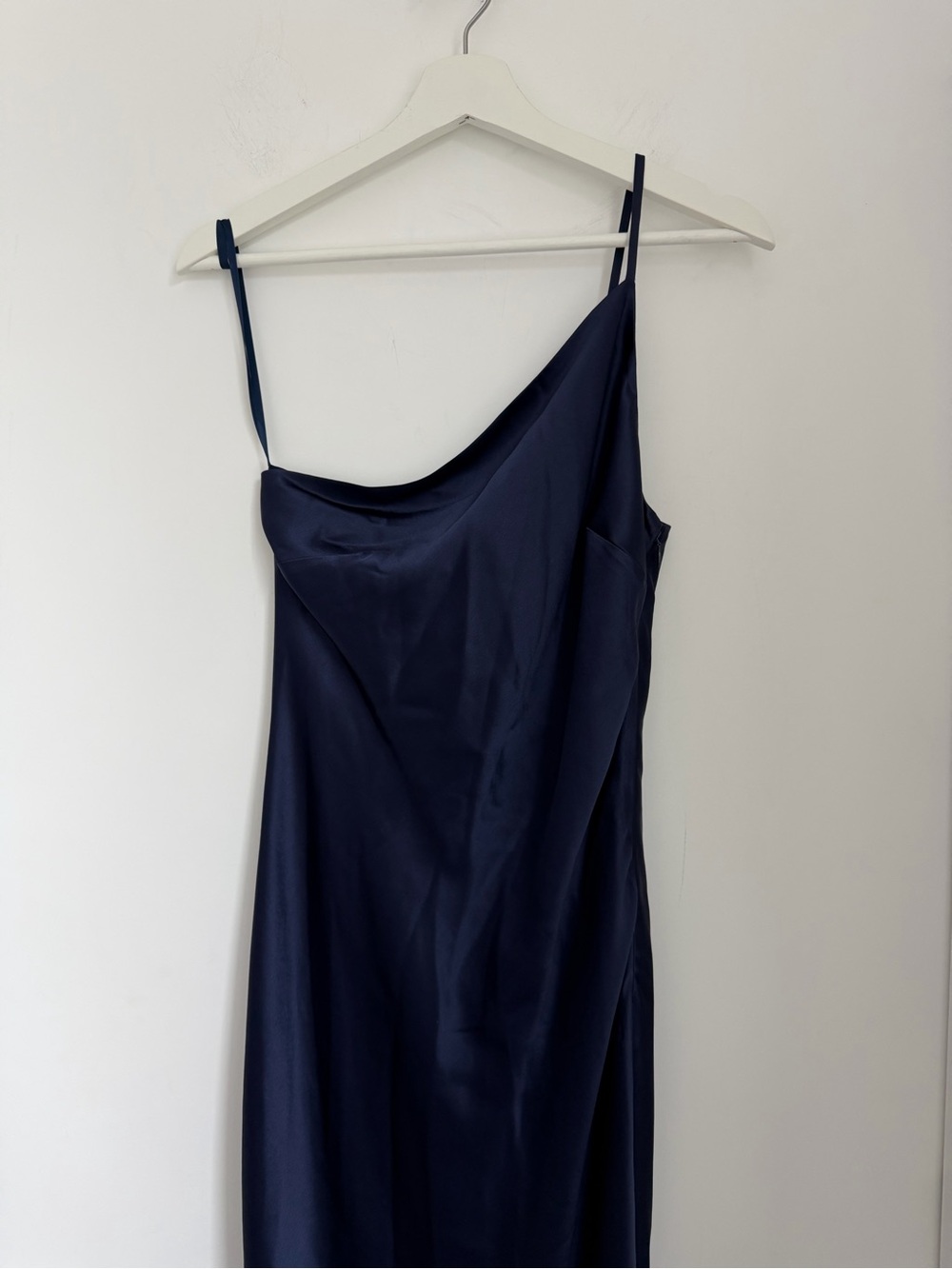 Staud 4 Elodie Maxi Dress Navy Blue Slip - Picture 9 of 13